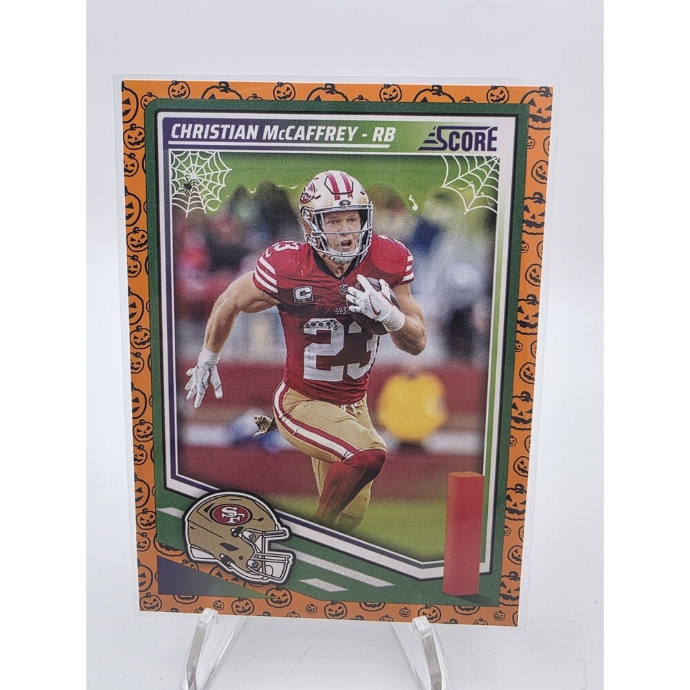 2025 Score Pumpkin Christian McCaffrey #238 FOOTBALL CARD San Francisco 49ers